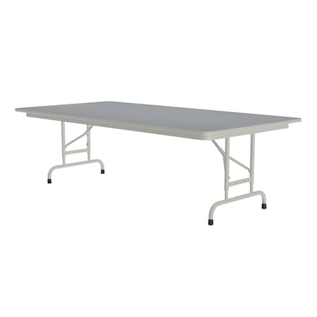 CFA Adjustable TFL Folding Tables 36x72 Gray Granite